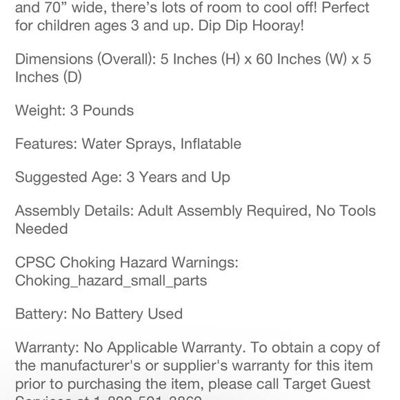 Minnidip splash pad watercolor swirl - Picture 4 of 5